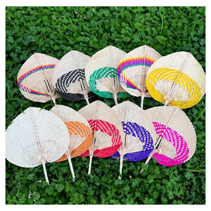 Abanico de Bambú Tejido a Mano, Arte Folclórico Tradicional Natural, Recuerdo Decorativo, Regalo para Promoción de Fiestas - Product Image 6