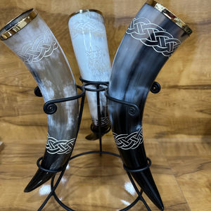 Corne à boire viking de haute qualité de taille parfaite pour la décoration intérieure et la boisson à la bière d'Inde - Product Image 1