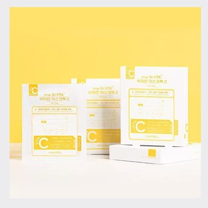 Mascarilla facial coreana Deycell K-Beauty Dr Vita Mask Pack C 25g 10 unidades Hecho en Corea Mascarilla facial en bolsa - Product Image 5