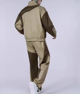 Custom <b>Vintage</b> Solid <b>Windbreaker</b> Track Suit Set High Quality Two Piece Zipper 100% Nylon Lightweight - Product Image 3