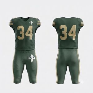 Conjunto de Jersey de Fútbol Americano para Hombre, Todas las Temporadas, Cuello en V, Impresión por Transferencia de Calor, Material 100% Poliéster, Cómodo, RIVIAN ATLANTIC - Product Image 1