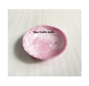 Large Wavy Resin Luxury European Fruit Bowl Serving Personalized <b>Dinnerware</b> for Weddings Best Decorative Fruits Packaged Cartons - Product Image 2