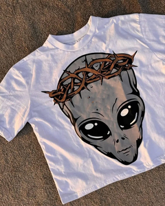 Camisetas Personalizadas Unisex 100% Algodón, Impresión Serigráfica, 250 GSM, Lavado Ácido, Efecto Desteñido, Tallas Grandes para Hombre, Impresión DTG - Product Image 3