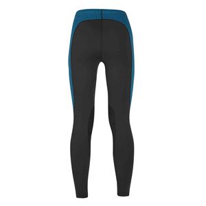 Women's Elastic Waist High Knitted Spandex/Polyester 220g Riding Leggings Full Length Breathable Color Blocked <b>Knee</b> Grip Wear - Product Image 2