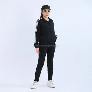 Nardon Apparel Survêtements personnalisés pour femmes, ensembles 2 pièces, ensemble de jogging empilé décontracté, ensemble de pantalons de survêtement de fitness pour femmes - Product Image 3