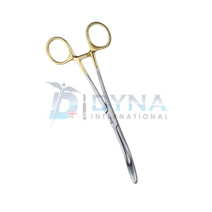 Stainless Steeel Gross Dressing Forceps Curved With Catch <b>Box</b> <b>Lock</b> High Qiality Surgrical Instruments - Product Image 5