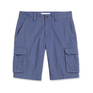 Shorts cargo classiques pour hommes, coupe ajustée, fermeture éclair, écologiques, séchage rapide, respirants, décontractés, sportifs, formels, pour la musculation, en toile - Product Image 1