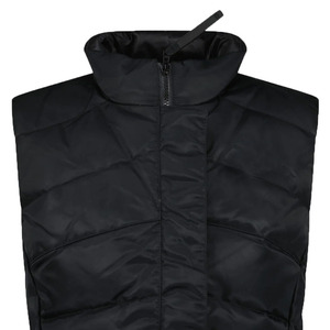 Gilet matelassé d'hiver avec fermeture éclair et logo personnalisé, style streetwear, manteau d'extérieur pour femmes, gilets matelassés - Product Image 3