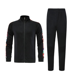 Conjunto Deportivo de Invierno Personalizado para Hombre, Talla Grande, Chaqueta y Pantalón de Chándal de Alta Calidad en Spandex/Poliéster, para Correr - Product Image 6