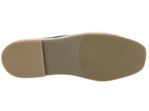 Mocassins en toile bleu marine à bout carré, légers, respirants, avec semelle intermédiaire en EVA, style espadrille, pour toutes les saisons - Product Image 5