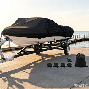 Housse de <span class=keywords><strong>jet</strong></span> <span class=keywords><strong>ski</strong></span> et bateau 4C ultra-résistante, imperméable 600D, respirante, anti-UV et durable - Product Image 5