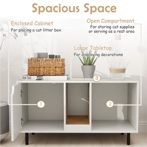Casetta per Gatti Bianca Premium: Arredo e Accessori per il Comfort Felino - Product Image 6