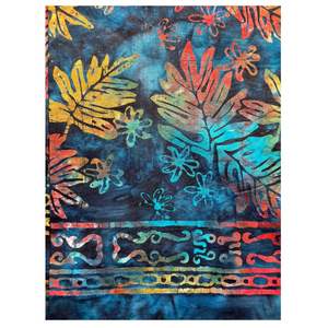 Elegante Sarong Batik Indonesio Hecho a Mano, Abstracto, Ecológico, 100% Poliéster, Ligero, Premium, Suave, Multiusos, para Niños - Product Image 6