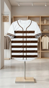 Maillot de baseball unisexe pour homme, chemise à boutons, vêtements de sport décontractés, respirant, léger, tenue d'équipe athlétique - Product Image 2