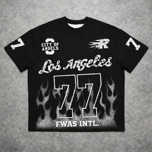 Camiseta Deportiva Personalizada con Gráficos, Venta al Por Mayor, Estilo Deportivo para Hombre, Número Impreso, OEM ODM, Ropa Urbana B2B, Camiseta de Fútbol Americano - Product Image 1