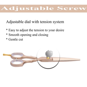 High Quality Beauty <b>Barber</b> Scissors <b>Set</b> Stainless Steel Blades Hardness Right-Handed Design Sharp Blade Tip - Product Image 4