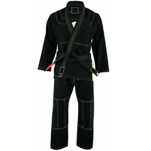 Premium Karate Gi Outfit Designed for Comfort, Flexibility, and Performance with Adjustable Red Waist Belt - Product Image 6