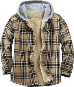 Veste en flanelle pour homme OEM, logo brodé personnalisé, taille plus, 100% coton, manches longues, veste en flanelle pour l'hiver, qualité supérieure, à carreaux - Product Image 3