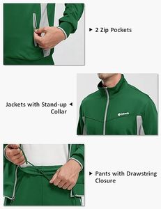 Top Trending Best Quality Breathable Custom Design Men <b>Tracksuit</b> Set Street Wear Wholesale 2026 Top Trending Men' <b>Tracksuit</b> Set - Product Image 4
