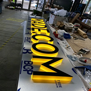 Led <b>Letter</b> Number <b>Light</b> Free Design Acrylic <b>Light</b> up RGB Neon Number Sign for Party Custom - Product Image 2