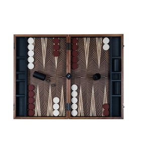 Juego de Backgammon de Madera Premium Personalizado, Juego de Mesa de Madera Clásico Plegable para Viajes, Juegos de Mesa con Logotipo Personalizado - Product Image 3