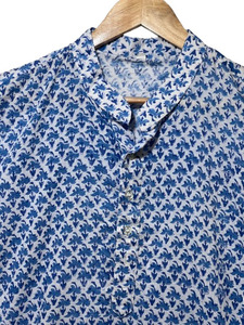 Kurta Larga con Estampado Floral para Hombre |   100% Algodón Manga Larga |   Impresión a mano en bloque |   Hecho en India, ropa premium a un precio razonable - Product Image 2