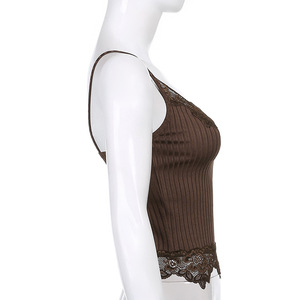 Camiseta sin Mangas Básica para Mujer, Tela Suave, Cómoda, para Uso Diario Informal - Product Image 2