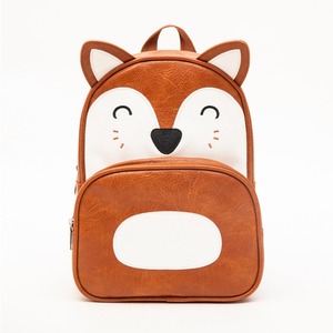 This is a range of charming and practical <b>children</b>’s <b>backpacks</b> made from high-quality leather, with cute cartoon animal designs - Product Image 1