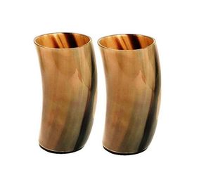 Tasses en corne de buffle polies, écologiques, forme naturelle, style rustique, objet de collection, artisanat durable, Nouvel An, Saint-Valentin - Product Image 5