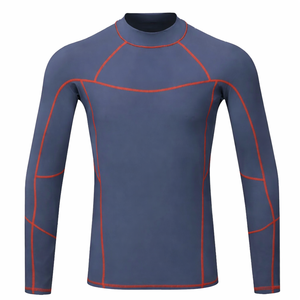 Maillots de compression personnalisés pour hommes BJJ MMA à manches longues en Spandex/Polyester 220g, imprimés par transfert thermique, respirants, service OEM - Product Image 6