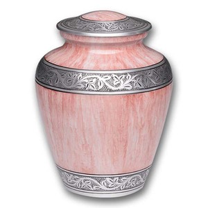 <b>Hot</b> selling Leather Texture Color Classic Aluminium Adult Cremation urn Human Ashes burial Adult cremation urn On Sale - Product Image 4