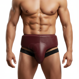 Multi Purpose Cowhide Leather Protective Groin Guard Cup for Men & Boys Sports Martial Arts MMA Boxing Cricket Safety Groin Pads - Product Image 3