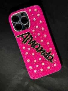 Llavero bordado con cuentas de semillas y etiqueta personalizada, llavero con nombre bordado con cuentas de semillas para dijes de bolso, de la India - Product Image 4