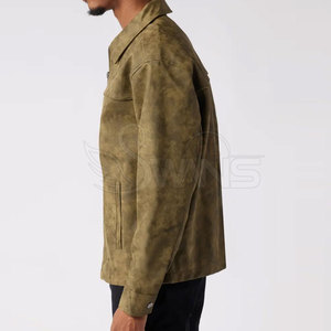 Chaqueta de Cuero para Hombre de Alta Calidad con Logotipo Frontal, Transpirable, Nueva Colección de Invierno, MOQ Bajo - Product Image 3