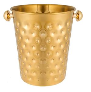 Seau à champagne personnalisé finition or, accessoires de bar, seaux à glace pour intérieur/extérieur, design vintage, seau à glace pour bar - Product Image 1