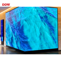 Mur vidéo LED intérieur créatif et attrayant P2.5 avec une luminosité de 1200 cd et une garantie de 5 ans pour les salles d'exposition