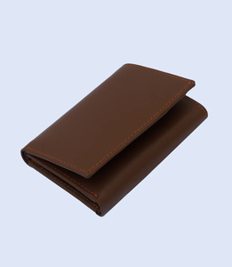 Wholesale Price <b>RFID</b> Trifold <b>Wallet</b> Custom Logo Fold Leather <b>Men's</b> Lightweight High Quality Premium short Card Holder Designer - Product Image 3