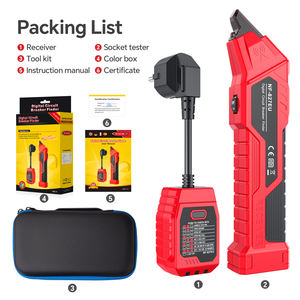 NOYAFA NF-827EU - Probador de Enchufes y Detector de Disyuntores de CA, Identificador de Fallas Eléctricas con Detección GFCI, Estándar Europeo - Product Image 2