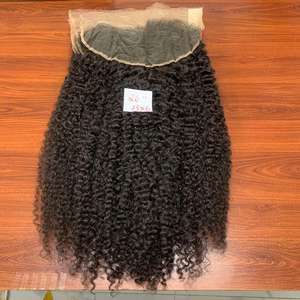 26 pulgadas de cabello humano virgen de Vietnam con encaje frontal HD suizo birmano de 13x6, extremos súper gruesos y cutículas alineadas. - Product Image 1