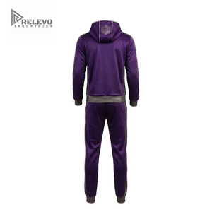 Survêtement d'automne léger en velours personnalisé avec strass, veste zippée intégrale de haute qualité et pantalon de survêtement en velours à jambes larges - Product Image 2