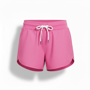 Shorts Deportivos Personalizados para Mujer, Transpirables, Ecológicos, de Spandex/Nailon, Cintura Elástica, para Entrenamiento y Fitness, OEM, Venta al Por Mayor, Secado Rápido, Verano - Product Image 6