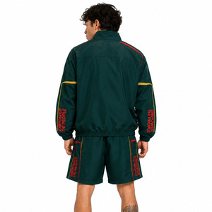 Custom High Quality Embroidery Patch logo Shorts Tracksuit Windbreaker Lightweight Nylon Patchwork Summer Track Suit Hoodies USA - Product Image 3