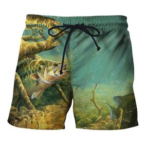 Pantalones cortos chinos cargo sólidos de poliéster para hombre, novedad de verano a la moda, personalizados, de calle, multibolsillos, informales, de alta calidad, al por mayor - Product Image 1