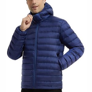 puffer jacket <b>Winter</b> Custom Men's <b>Thick</b> Warm Waterproof Baggy Zip up Cotton Puffer Down Jacket <b>Coat</b> for Men - Product Image 1