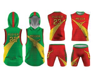 Venta al por mayor personalizado 7v7 uniforme de fútbol 7on7 bandera fútbol uniforme de compresión personalizado sublimado - Product Image 3