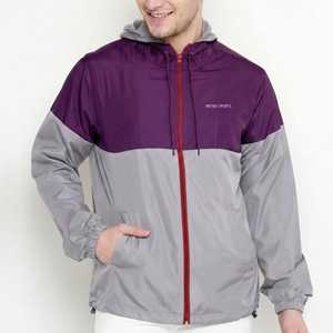 Chaqueta Ligera con Capucha para Hombre, Diseño de Dos Tonos, Cierre Frontal con Cremallera, Resistente al Viento, para Viajes, Deportes, Uso Diario y Moda Urbana - Product Image 3