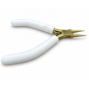 คีมจับเครื่องประดับปลายมนสีทองพร้อมด้ามจับสีลาเวนเดอร์ - Product Image 4
