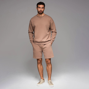Conjunto deportivo de hombre con cremallera completa, chaqueta y pantalones, ropa deportiva transpirable, ligera, para entrenamiento y fitness. - Product Image 5