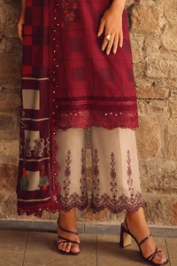 Robe en lin pour femme de marque célèbre, collection hiver, brodée et imprimée, tissu de haute qualité, matière de bonne qualité. - Product Image 4