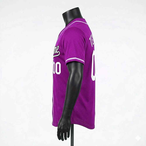 Camiseta de béisbol personalizada con nombre y número, ropa de equipo personalizada, camiseta de béisbol para hombre, camiseta deportiva transpirable de secado rápido - Product Image 2